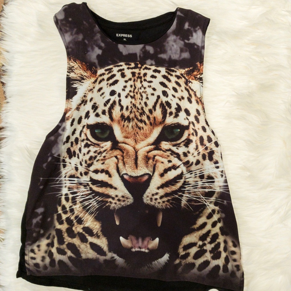 Express Jaguar muscle tee